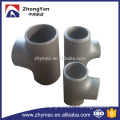 asme b16.9 carbon steel material tee type pipe fittings